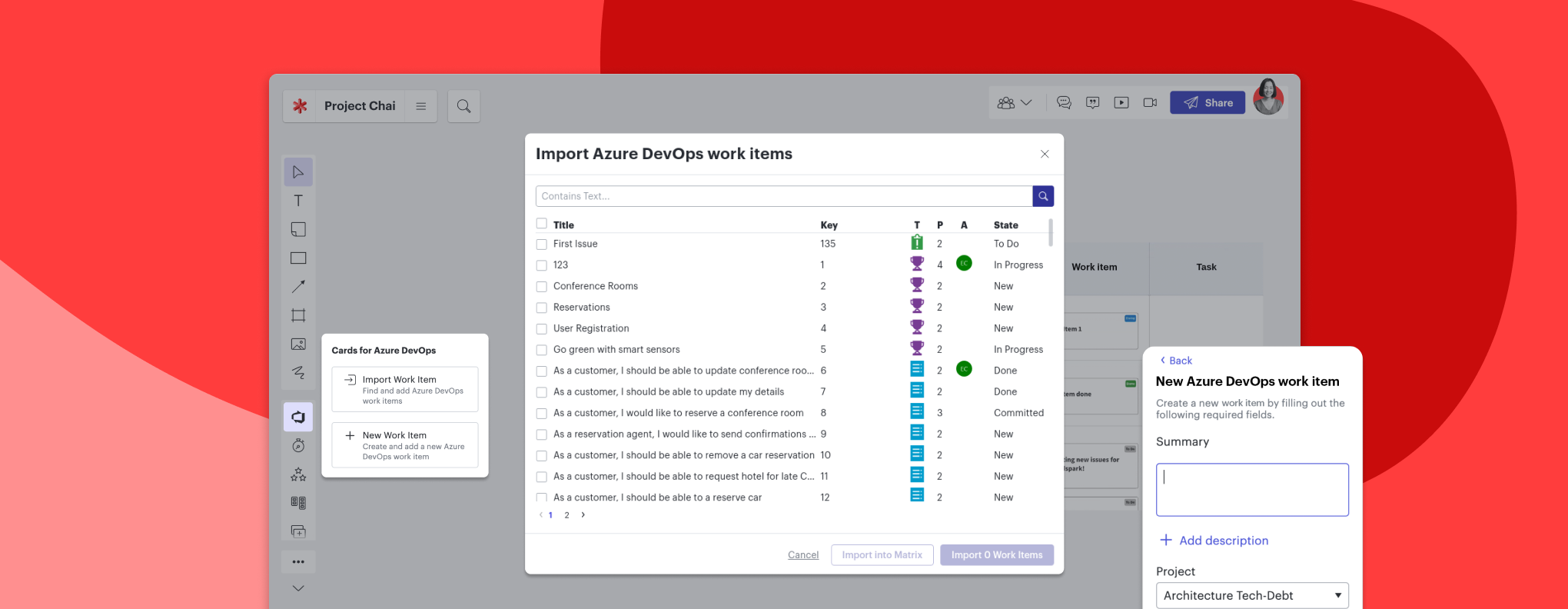 Lucid Cards for Azure DevOps - Lucid integration - Transform ideas into tasks with flexible, visual planning