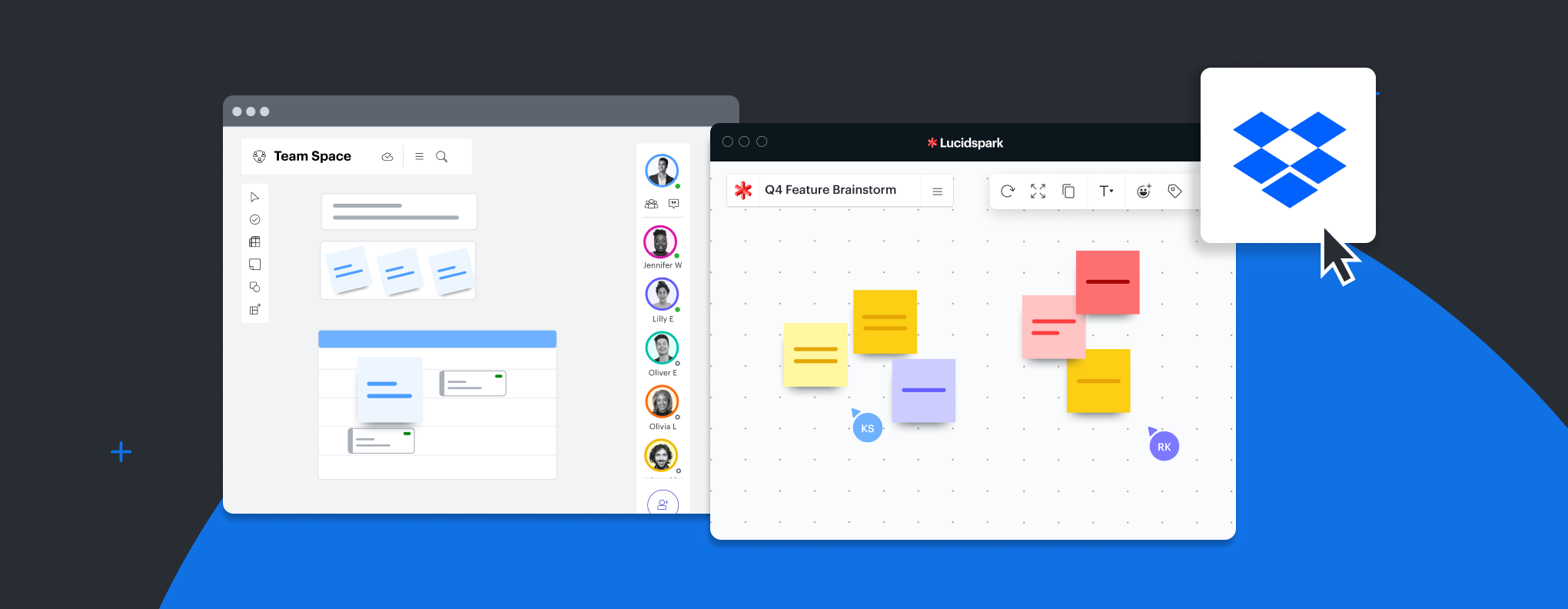 Dropbox Embedded Links - Lucid integration - Link to Dropbox files within Lucidchart and Lucidspark to easily coordinate and monitor resource